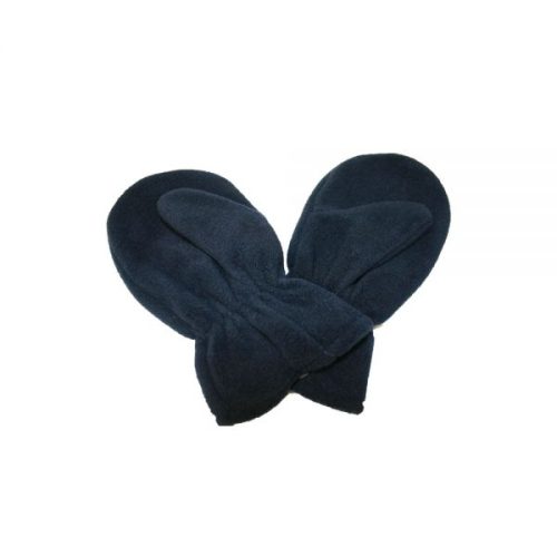 BLACK FLEECE MITTENS
