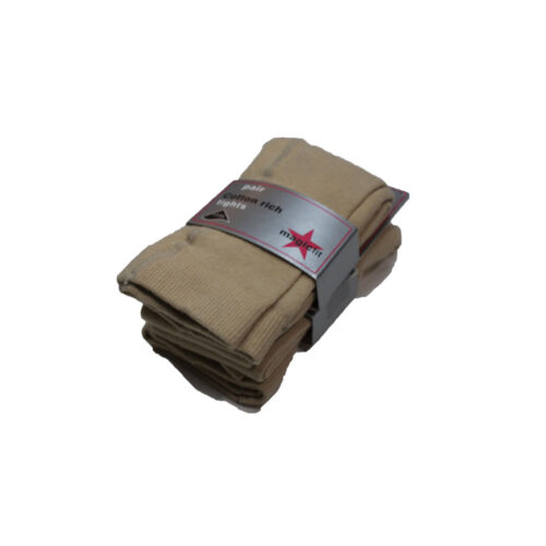 TIGHTS BEIGE TWIN- COTTON RICH
