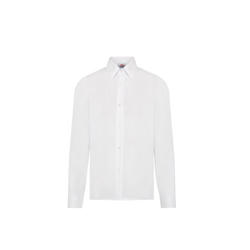 Eco L/S Blouse with Standard Collar (2pk)