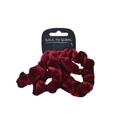 MAROON VELVET SCRUNCHIE