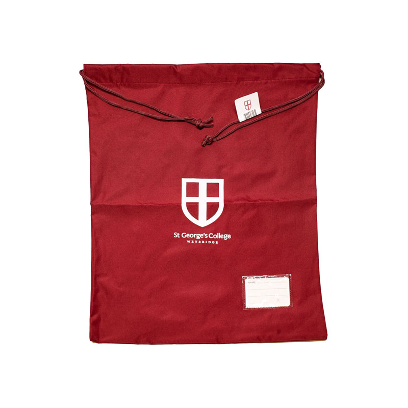 ST GEORGE'S JS DRAWSTRING BAG