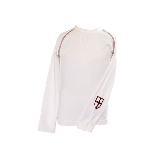 ST GEORGE'S BASELAYER WHITE (SUMMER)