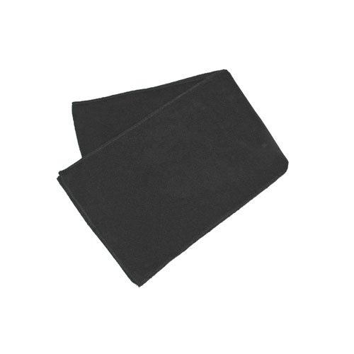 BLACK FLEECE SCARF