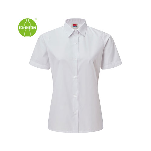 Eco S/S Blouse with Standard Collar (2pk)