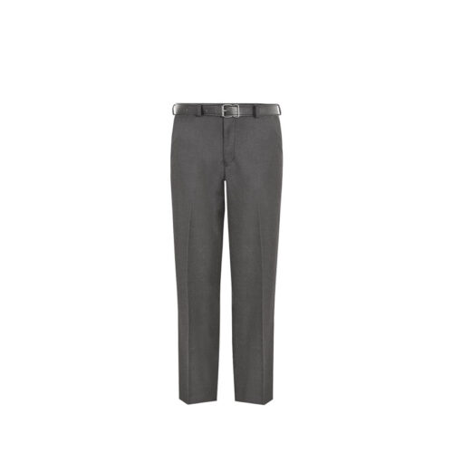DL959 SLIM FIT FLAT FRONT SENIOR TROUSERS CHARCOAL