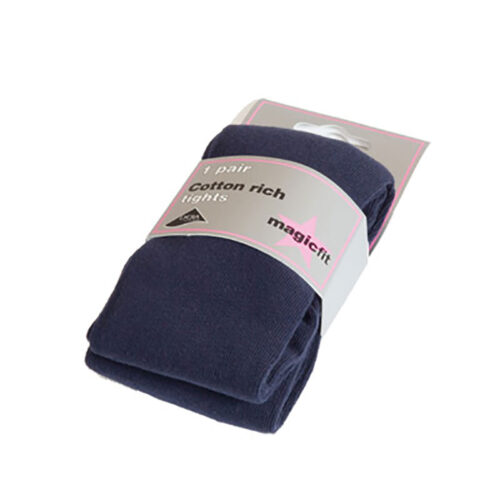TIGHTS NAVY TWIN- COTTON RICH
