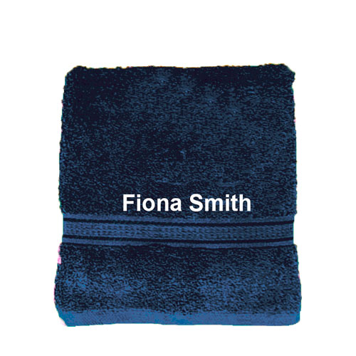 TOWEL NAVY INC EMB