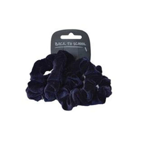 NAVY VELVET SCRUNCHIE