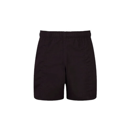 DL49 BLACK RUGBY SHORTS