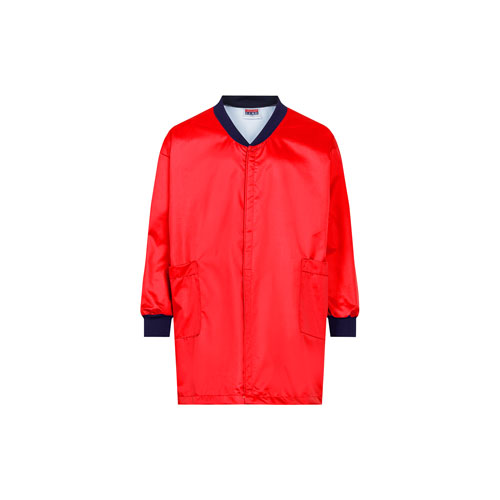 ART SMOCK RED - FRONT FASTENING