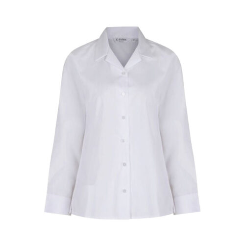 ST GEORGE'S COLLEGE LS WHITE REVER BLOUSE