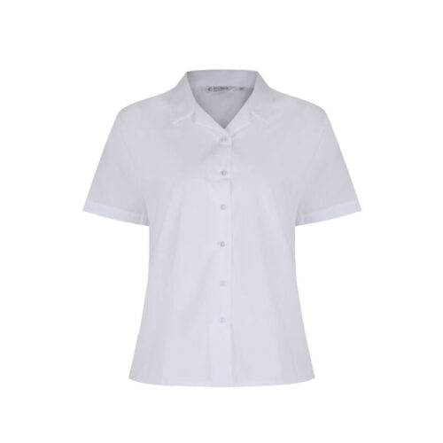 ST GEORGE'S COLLEGE SS WHITE REVER BLOUSE