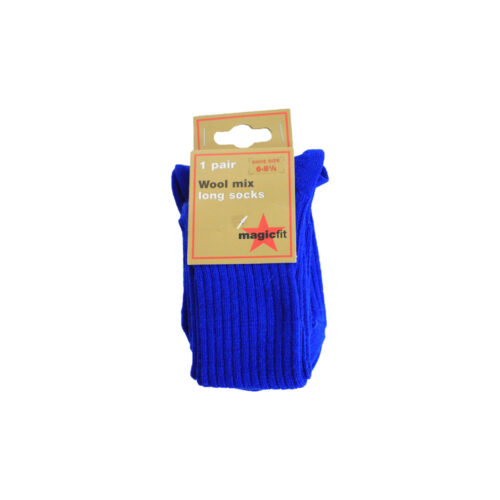 LONG SOCKS WOOL ROYAL
