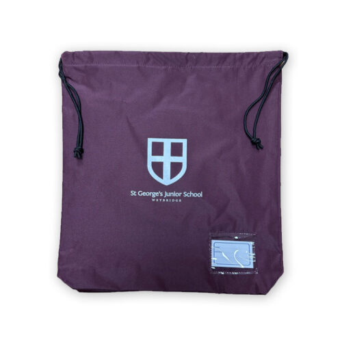 ST GEORGE'S JS DRAWSTRING BAG