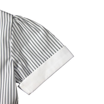 GREY/WHITE SUMMER DRESS