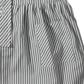 GREY/WHITE SUMMER DRESS
