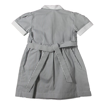 GREY/WHITE SUMMER DRESS