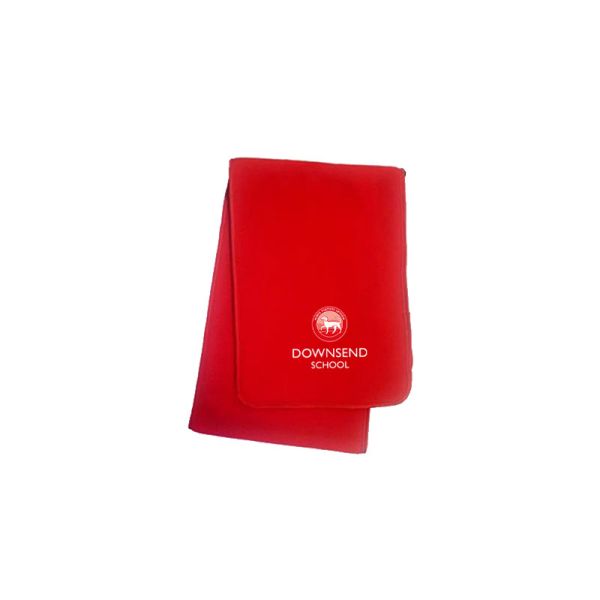 DOWNSEND RED WINTER SCARF