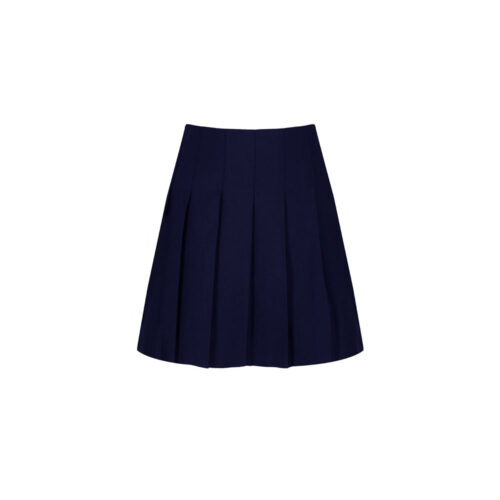 NAVY JUNIOR STITCH PLEAT SKIRT- Trutex