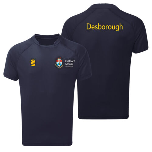 HALLIFORD SCHOOL PE SHIRT- LADIES- DESBOROUGH